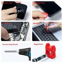 138 In One DIY Repair Kit, Precision Screwdriver Set Screwdriver Kit Compatible With IPhone, Tablet, Watch, Camera Repair, Etc. Use A Mini Wrench And A Threaded Disassembly Tool - Multicolor - View 5