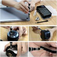 138 In One DIY Repair Kit, Precision Screwdriver Set Screwdriver Kit Compatible With IPhone, Tablet, Watch, Camera Repair, Etc. Use A Mini Wrench And A Threaded Disassembly Tool - Multicolor - View 6