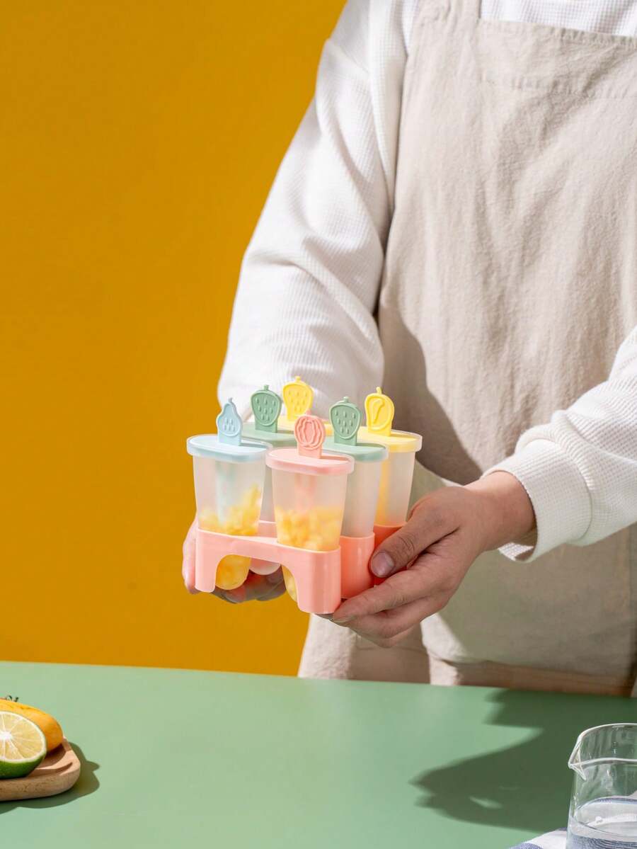 Popsicle Molds Ice Cream Bar Maker For Home Use, DIY Ice Pop Maker With