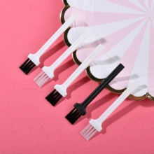 10pcs Shaver Cleaning Mini Garlic Brush Grinder Small Brush - White - View 2