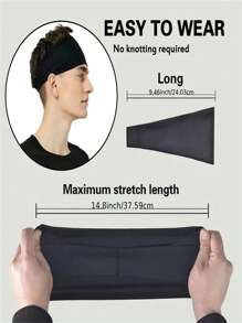 Running Fitness Hair Band Men And Women Exercise Yoga Elastic Sweat Band