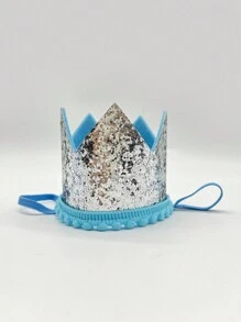 Geburtstags-Deko-Set für Hunde, bestehend aus 1 Stück Geburtstagskrone in 3D-Optik, 1 Stück 'Woof'-Aluminiumfolienballon, 1 Stück Bandana für das Geburtstagskind, 1 Stück blauer Halsbinder, 1 Stück Happy Birthday Banner, 12 Stücke 12-Zoll-Latexballons und 1 Packung goldener Zahlballons von 0 bis 8 passend für kleine und mittelgroße Hunde.