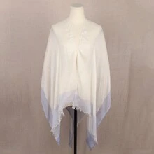 Women Summer Poncho Large Long Lightweight Modal Shawl Wrap - Multicolor - View 9