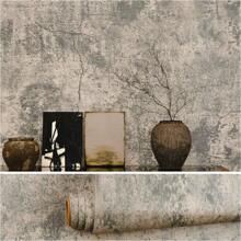 1 Roll Old Weathered Concrete Wallpaper Peel And Stick Industrial Wallpaper For Bedroom Living Room Bathroom Wide Concrete Contact Paper For Walls Removable Adhesive Cement Vinyl Wallpaper15.7inX393.7/196.8/118.1/39.3in