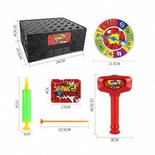 Juego 'Golpear el Globo' Juego de reventar globos Juego de explotar globos nuevo de 2024 Juego de golpear topo para adultos Juego de niños Wack A Balloon Juegos para niños Juegos de mesa de globos complicados Juguetes y Juegos para niños para fiestas familiares (1 caja) - Multicolor - Ver 6