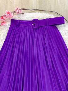 Women Skirts - 紫色 - 查看 3