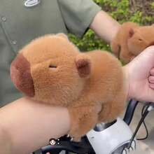 1pc Capybara Clap Circle Plush Toy Bracelet For Kids, Color Based On Actual Product,Capybara,Kids Toys,Toys,Capybara Christmas,Baby Soft Toys,Toy Animals