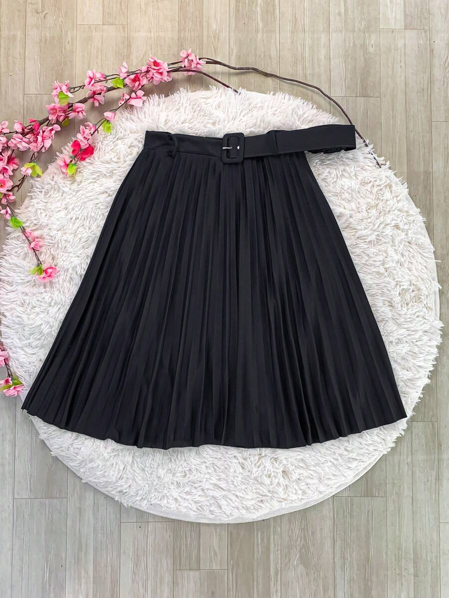 Women Skirts - 黑色 - 查看 1