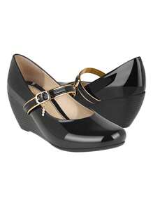 Cuñas Dama Stylo 137 recubierto Negro - Negro - Ver 1