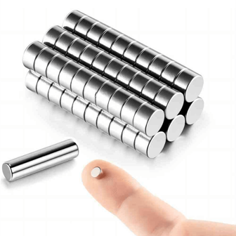 30 Stücke/Set Whiteboard mit Klein Rund Neodym Magnet , Stark Seltene Erden Magnet für Kühlschrank , Büro , ( Silber )