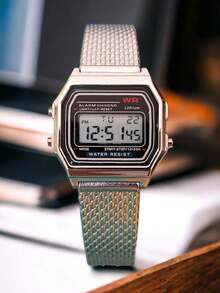 Women Digital Watches - 銀色 - 查看 2