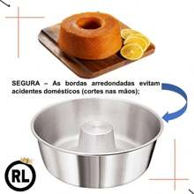 Panela Multiuso 3x1 Caldeirão, Pudim, Banho Maria, Cuscuzeiro, Legumes, Cozimento A Vapor - Tamanho Único - Visão 6