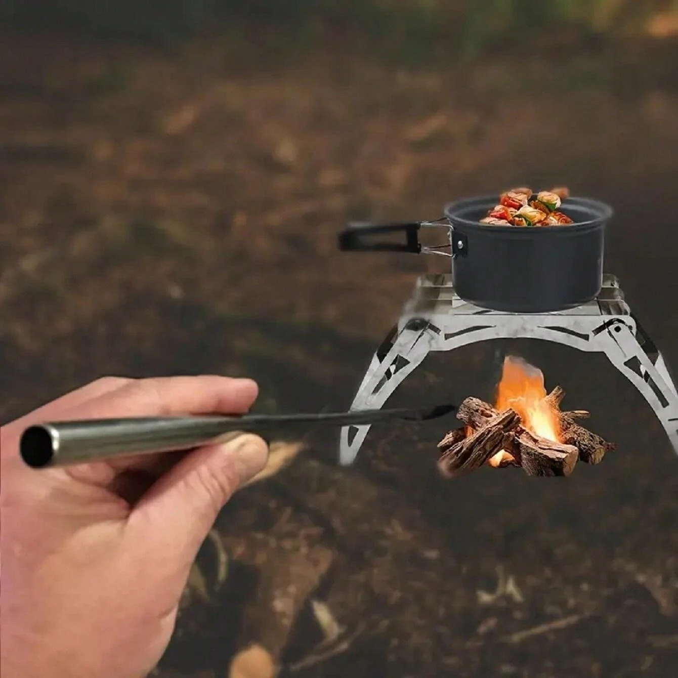 Stainless Steel Blowtorch, Outdoor Camping Aluminum Head Fire Starter