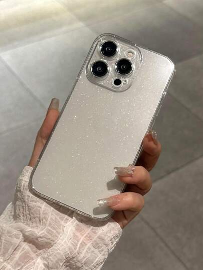 1.5mm Thick Glitter Apple Phone Case, Transparent Soft Cover For IPhone 17 Pro Max/17 Pro/17 Air/17/16 Pro Max/16/16 Pro/16 Plus/15/15 Pro Max/15 Plus 15 Pro/14 Pro Max/14 Pro/14/13 Pro Max/13/13 Pro/13 Pro Max/12/12 Pro Max/12 Pro/11/11 Pro Max/11 Pro