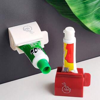 2pcs Slouchy Toothpaste Squeezer, Manual Creative Household Bathroom Facial Cleanser Dispenser