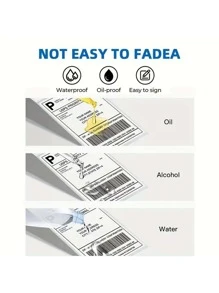 500/1000 Sheets Of 4''x6'' Thermal Label Paper, White Shipping Labels, For Thermal Label Printers, Logistics Labels 100x150mm, 100 Labels Per Stack - White - View 6