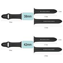 1 Piece Silicone Sport Watch Band For Apple Watch - 42mm/44mm/45mm/49mm - View 4