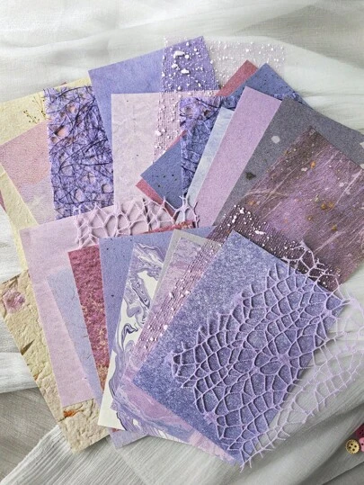 1 confezione di carta per scrapbooking con materiali misti, 26 fogli di materiale decorativo vintage fai-da-te, forniture scolastiche, back to school