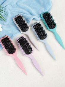 Curl Defining Brush1pcs, Hair Brush Curl Brush For Curly Hair, Curl With Prongs Define Styling Brush, Shaping And Defining Curls For Women Men Less Pulling And Curl Separation - Multicolor - View 7