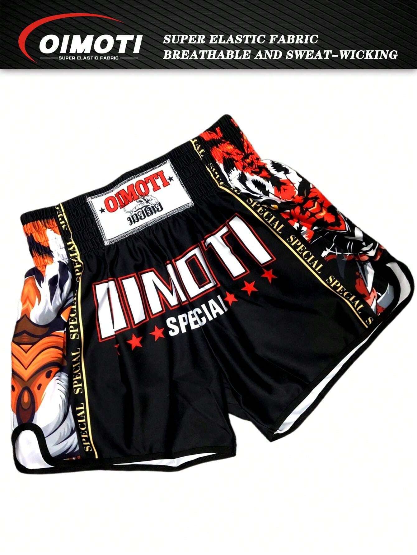 Loose Quick Drying Boxing Shorts For Men, MMA Fighting, Running And