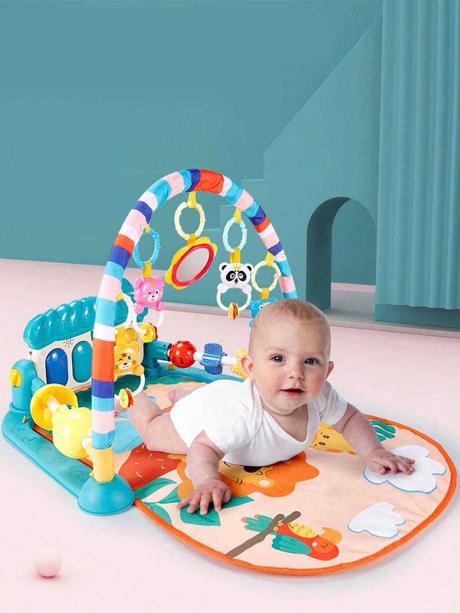 Eners Baby Gyms Play Mats Musical Activity Center Baby Piano Gym Mat Tummy Time Padded Mat For Newborn Toddler Infants