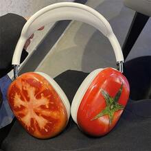 1pc Summer Fruit And Vegetable Pattern Protective Case Compatible With Apple AirPods Max Headphone - Multicolor - View 3
