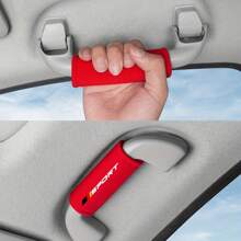 1pc Fluffy Car Roof Door Handle & Armrest Cover Protector, Fits Audi, BMW, Mercedes-Benz, VW, Available In 3 Colors For Car Decoration