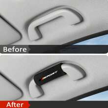 1pc Fluffy Car Roof Door Handle & Armrest Cover Protector, Fits Audi, BMW, Mercedes-Benz, VW, Available In 3 Colors For Car Decoration