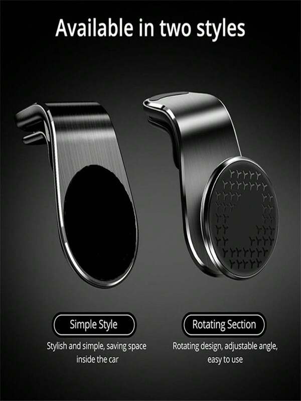 Magnetic Car Phone Holder Stand Air Vent Magnet Car Mount GPS Smartphone Mobile Support In Car Bracket Compatible With Iphone Samsung Xiaomi