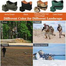 Shooting Rest Bags, Shooting Bags, Rest Front & Rear Support Sandbag Stand Holders With 600 Denier Polyester For Rifle Hunting - Black - View 3