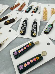 18pcs/Set Long Strip Clay Earring Molds