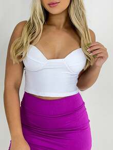 Women Two-Piece Outfits - 白色 - 查看 3