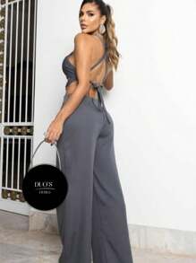 Women Two-Piece Outfits - 灰色 - 查看 1
