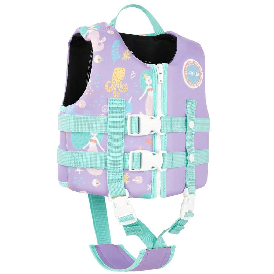 Children's Flotation Suit Children's Flotation Swimsuit With Adjustable Harness For Ages 2-9 Years/22-50 Lbs. - Mauve Purple - View 1