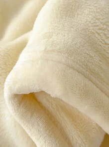 Ultra Soft Baby Blanket, Premium Silky Flannel, Suitable For All Seasons, Lovely Valentine's Day Gift - Milky White - View 3