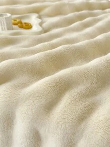 Ultra Soft Baby Blanket, Premium Silky Flannel, Suitable For All Seasons, Lovely Valentine's Day Gift - Milky White - View 2
