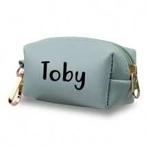 1 pièce Porte-sac à déjections canines, porte-sac à déchets pour chien, distributeur de sacs à déjections pour chien , distributeur de sacs à déchets pour chien - Bleu ciel - Voir 11