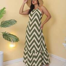 Women Dresses - 軍綠色 - 查看 3