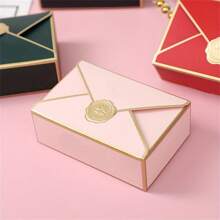 10/50pcs, Blank Packing Paper Gift Box Creative Classic Envelopes Gift Boxes Wedding Favor Boxes Birthday Party Party Cosmetics Packaging Box,