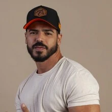 Men Baseball Cap - لون برتقالي - مشاهدة 2
