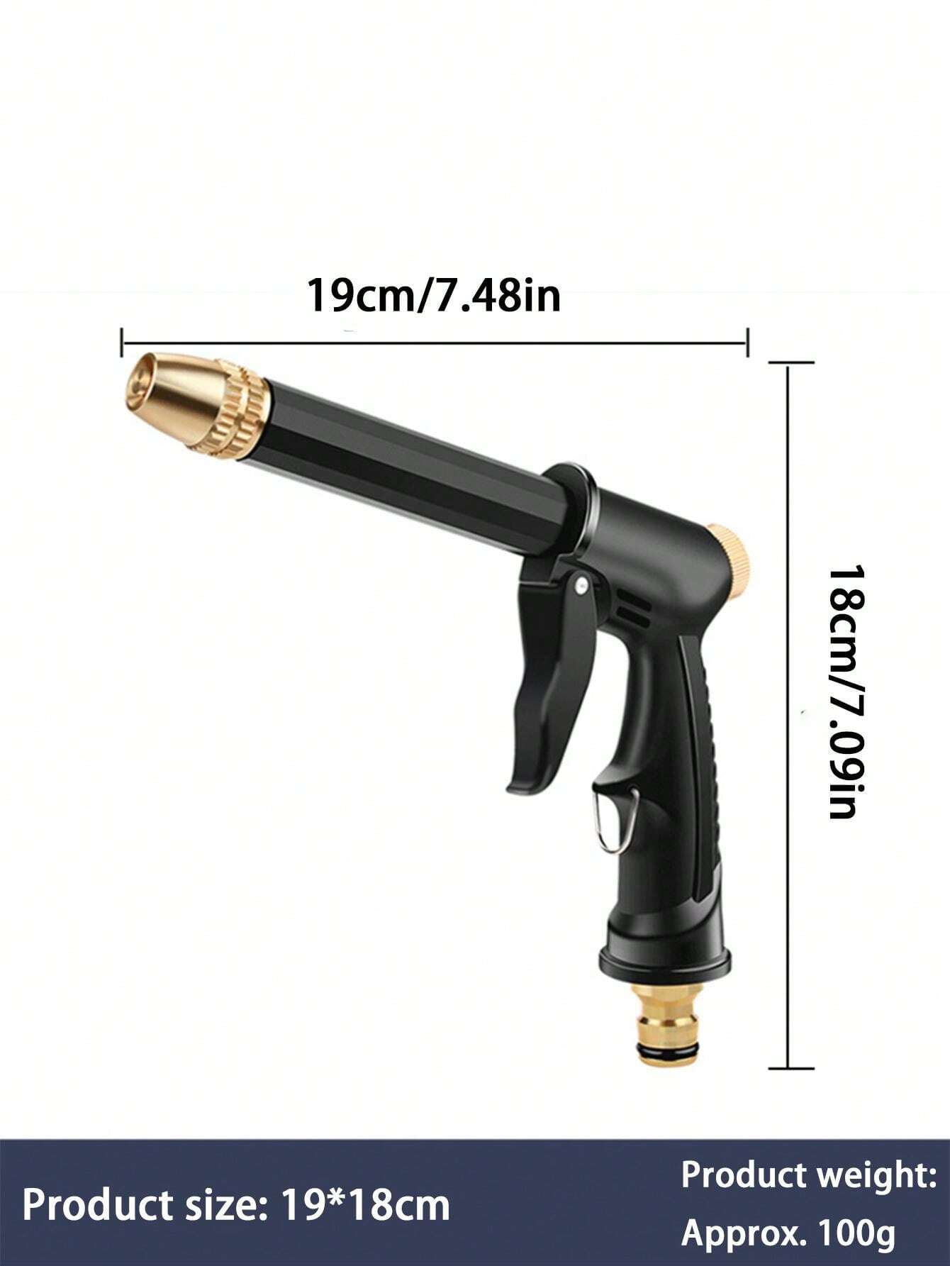 1pc High Pressure Car Wash Water Gun Household Spray Gun Flush Car