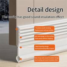 門底止風器帶滴邊密封條，臥室防塵防蟲隔音門封帶 - 彩色 - 查看 8
