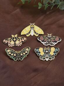 New Exquisite Butterfly Series Alloy Brooch Pin, Suitable For Jacket, Backpack, All Occasions, Prevents Clothing Slips - Multicolor - View 1