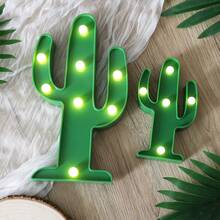 1pc Pineapple Lamp LED Night Light LED Cactus Light Table Lamp Light For Room Bedroom Gift Party Home Decorations Green - Warm White - View 5