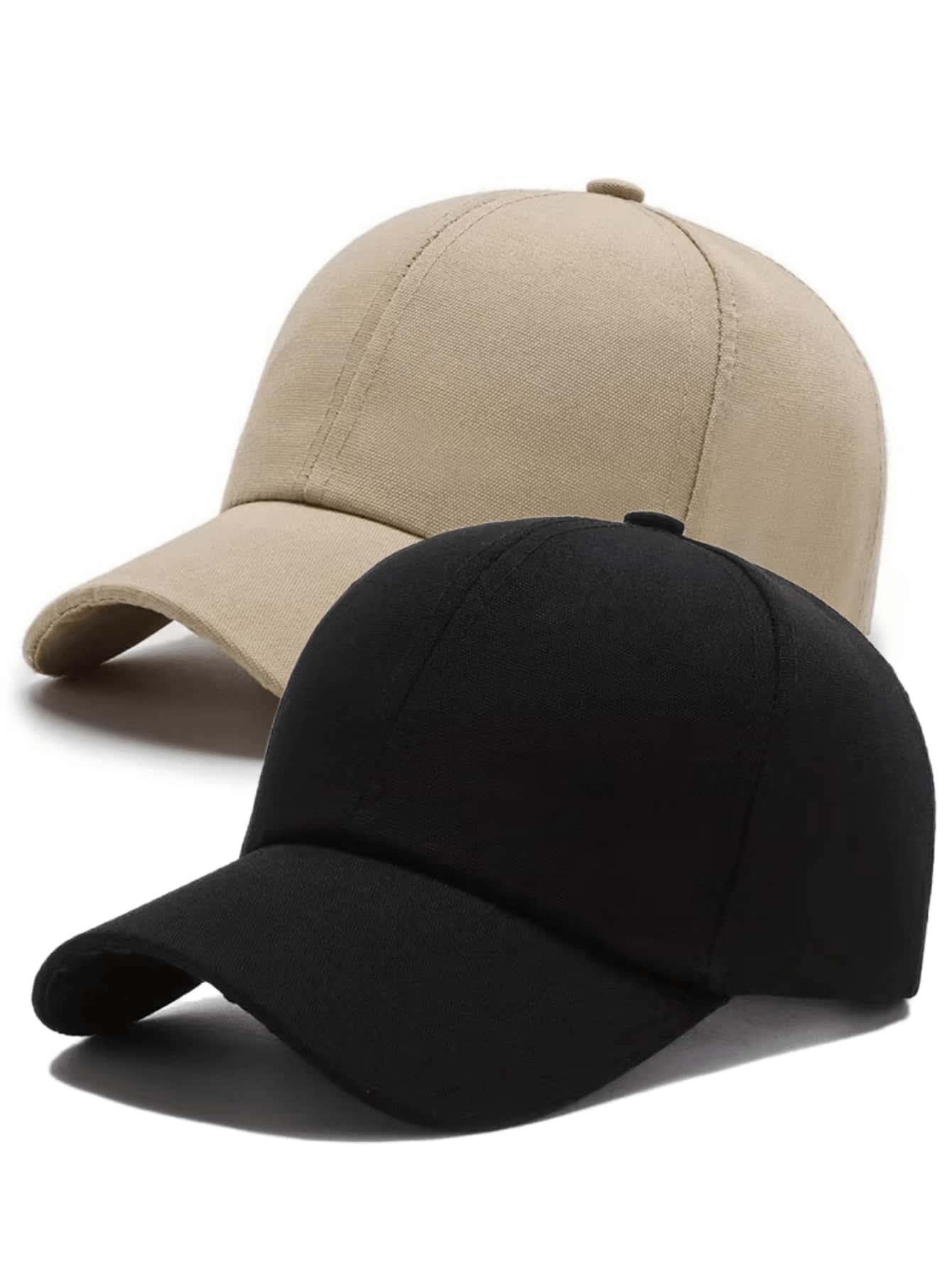 2 piezas Gorra de béisbol estilo vintage para hombre con decoración de parche - Multicolor - Ver 1