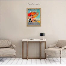 1 张无框海报大师复古旅行海报 - 复古沙丘海滩印刷品 - 南岸线条艺术 - 送给他、她、旅行情侣的礼物 - 适合家庭、办公室、卧室、海滨别墅的装饰 - 彩色 - 查看 5