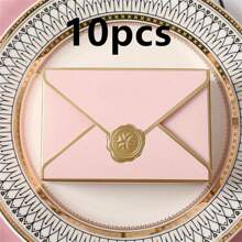 10/50pcs, Blank Packing Paper Gift Box Creative Classic Envelopes Gift Boxes Wedding Favor Boxes Birthday Party Party Cosmetics Packaging Box,
