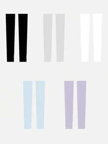 Manicotto del braccio in seta ghiacciata personalizzato con stampa del logo per le donne, copertura del braccio sportiva per la protezione solare dalle attività all'aperto come ciclismo, guida e protezione quotidiana dai raggi UV