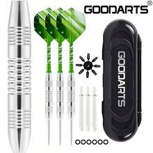 1套GOODARTS ICE冰冰系列鋼尖飛鏢套裝，精美商務禮品，抗摔盒裝雕刻桿，玩具專業訓練 - 彩色 - 查看 3