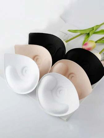2 pièces Demi-Rondelles Coussinets de soutien-gorge de sport pour Yoga et maillots de bain, Insert de tasse en mousse d'éponge